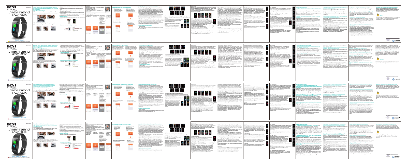 imperii SmartBand IPG7 KOK User Manual