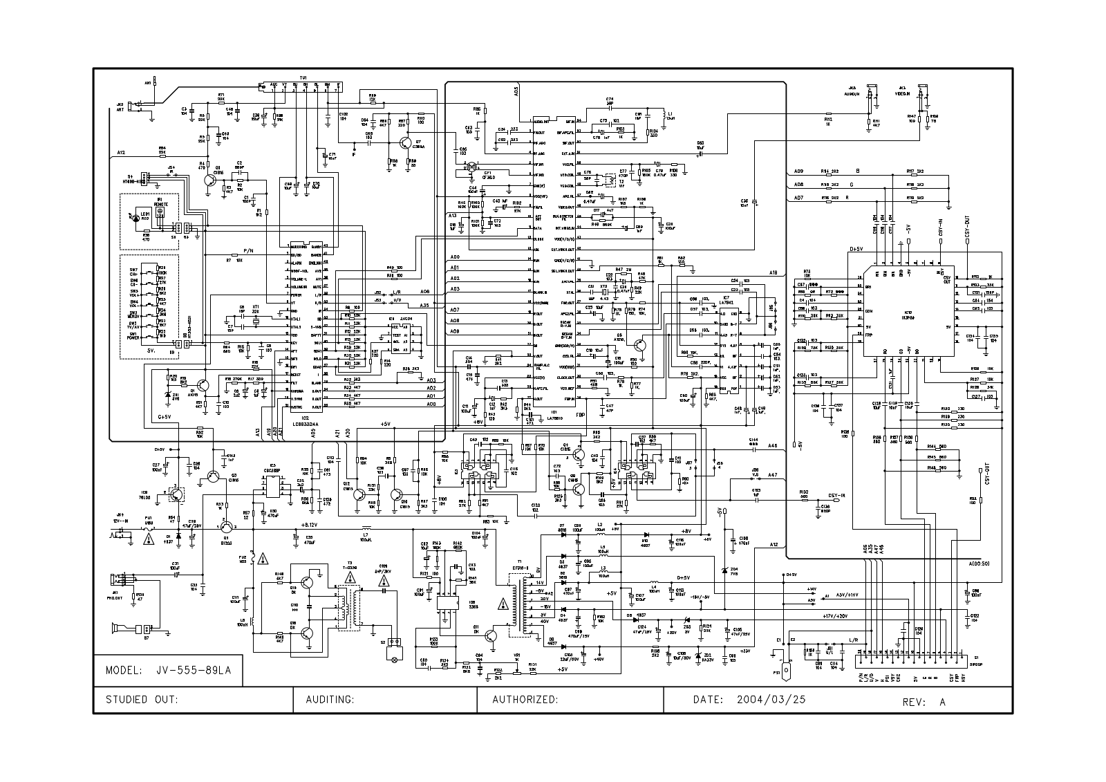 MIYOTA JV-555 Schematic - ManualMachine.com