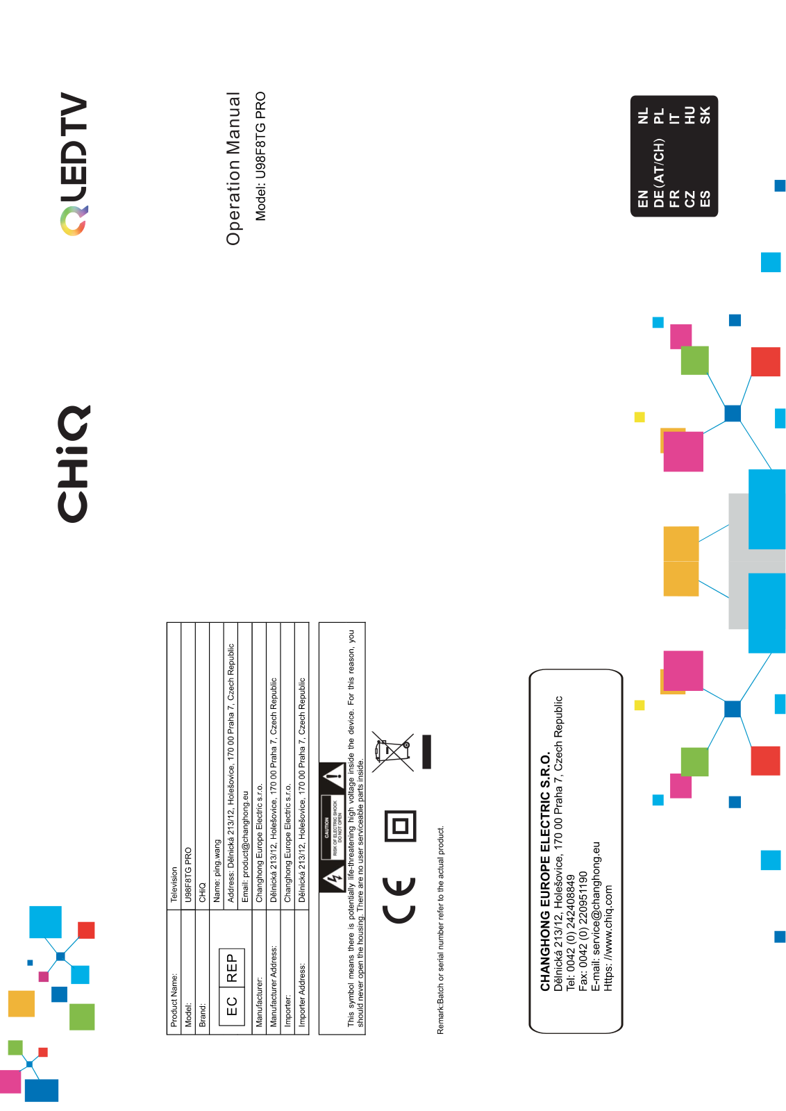ChiQ U98F8TG PRO User guide - ManualMachine.com