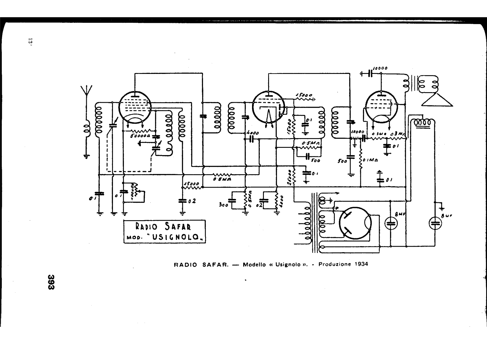 Safar usignolo schematic