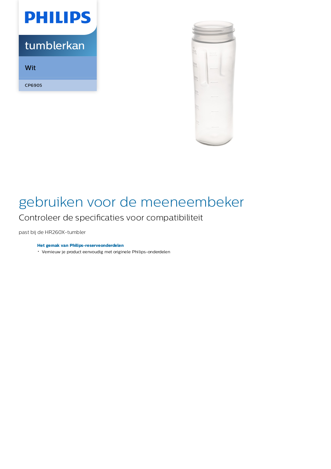 Philips CP6905/01 Leaflet - ManualMachine.com