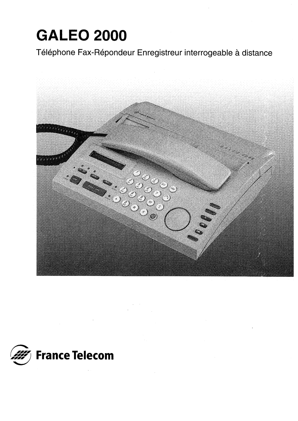 FRANCE TELECOM GALEO 2000 User Manual