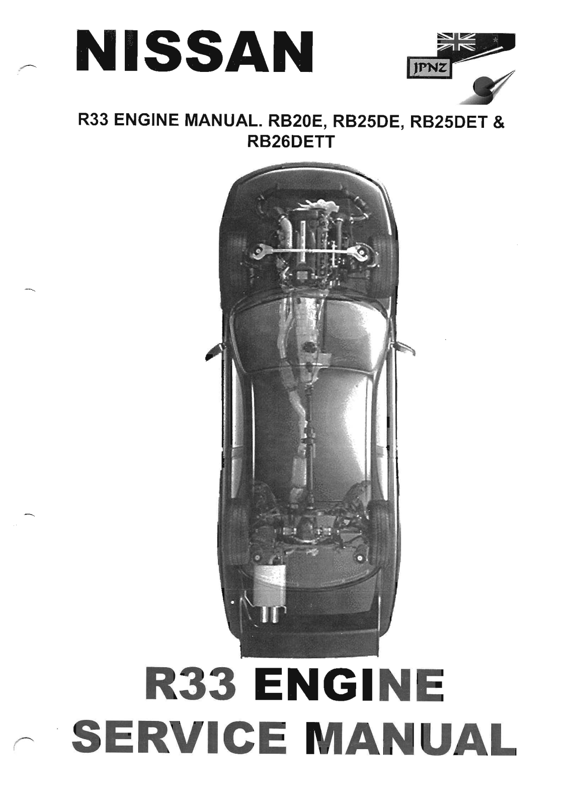 Nissan Skyline GT R R33 1993 1998, Skyline User Manual