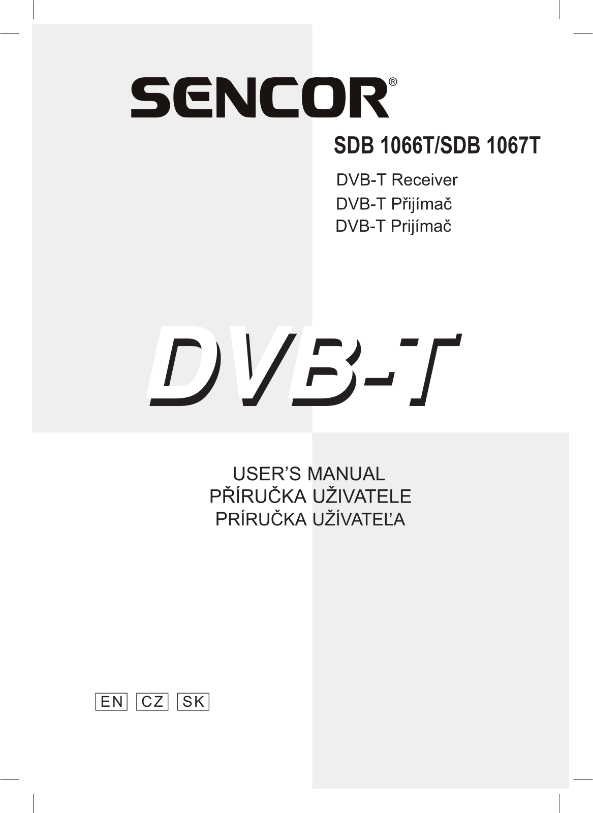 Sencor SDB 1067T User Manual