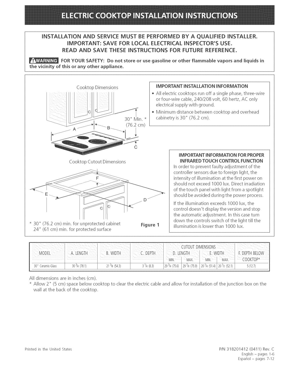 Kenmore 79043999403, 79043999404, 79043999402, 79047789406, 79047784406 Installation Guide - ManualMachine.com
