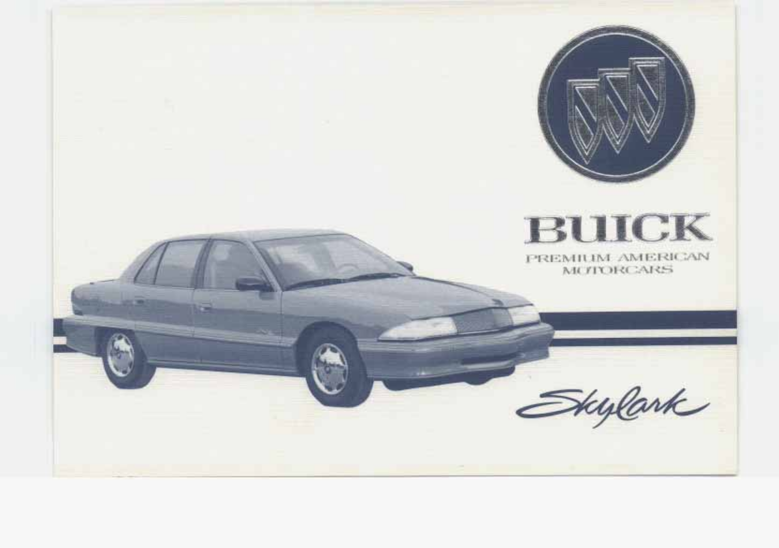 Buick SKYLARK 1995 User Manual