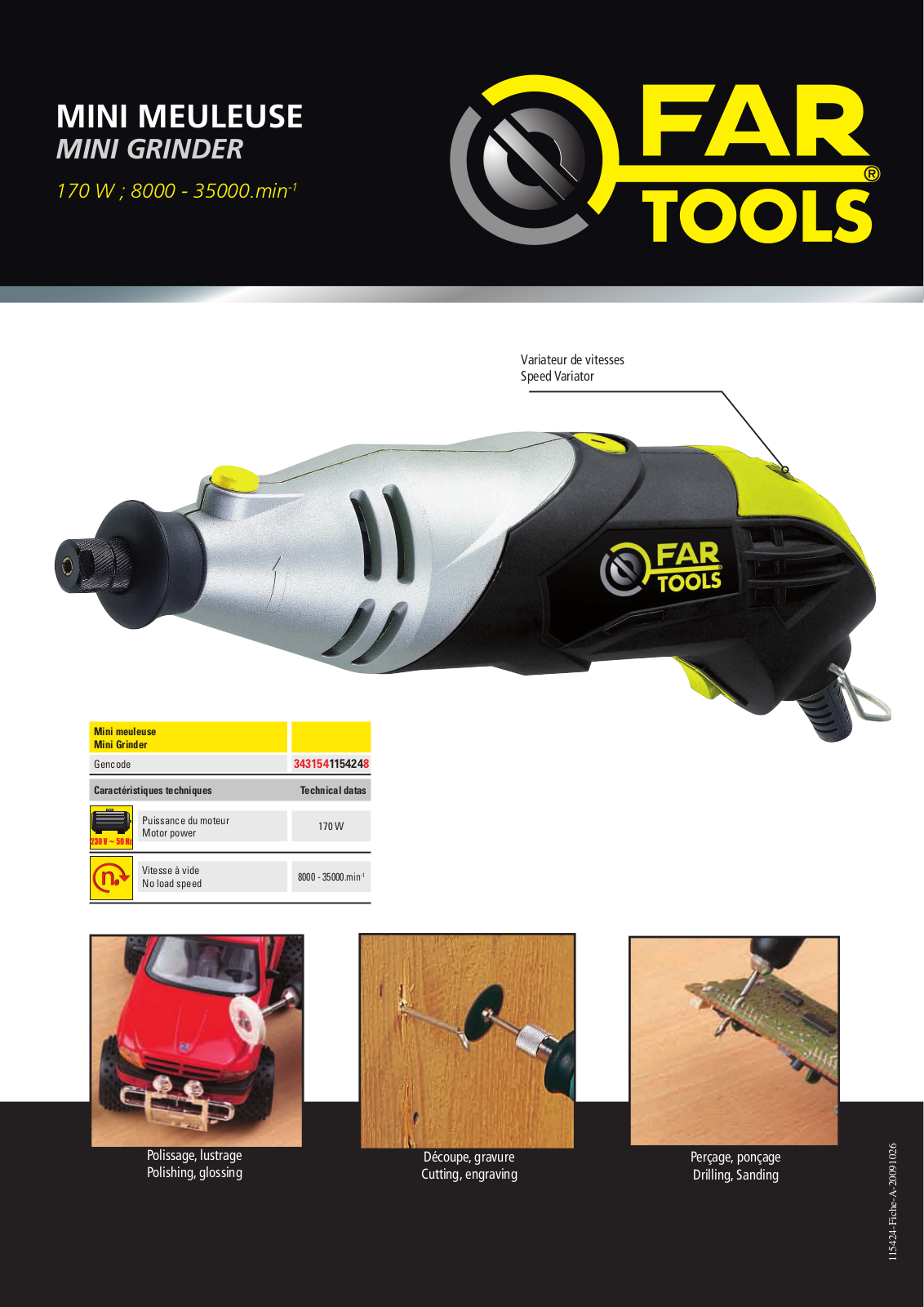 FARTOOLS DC 170 User Manual