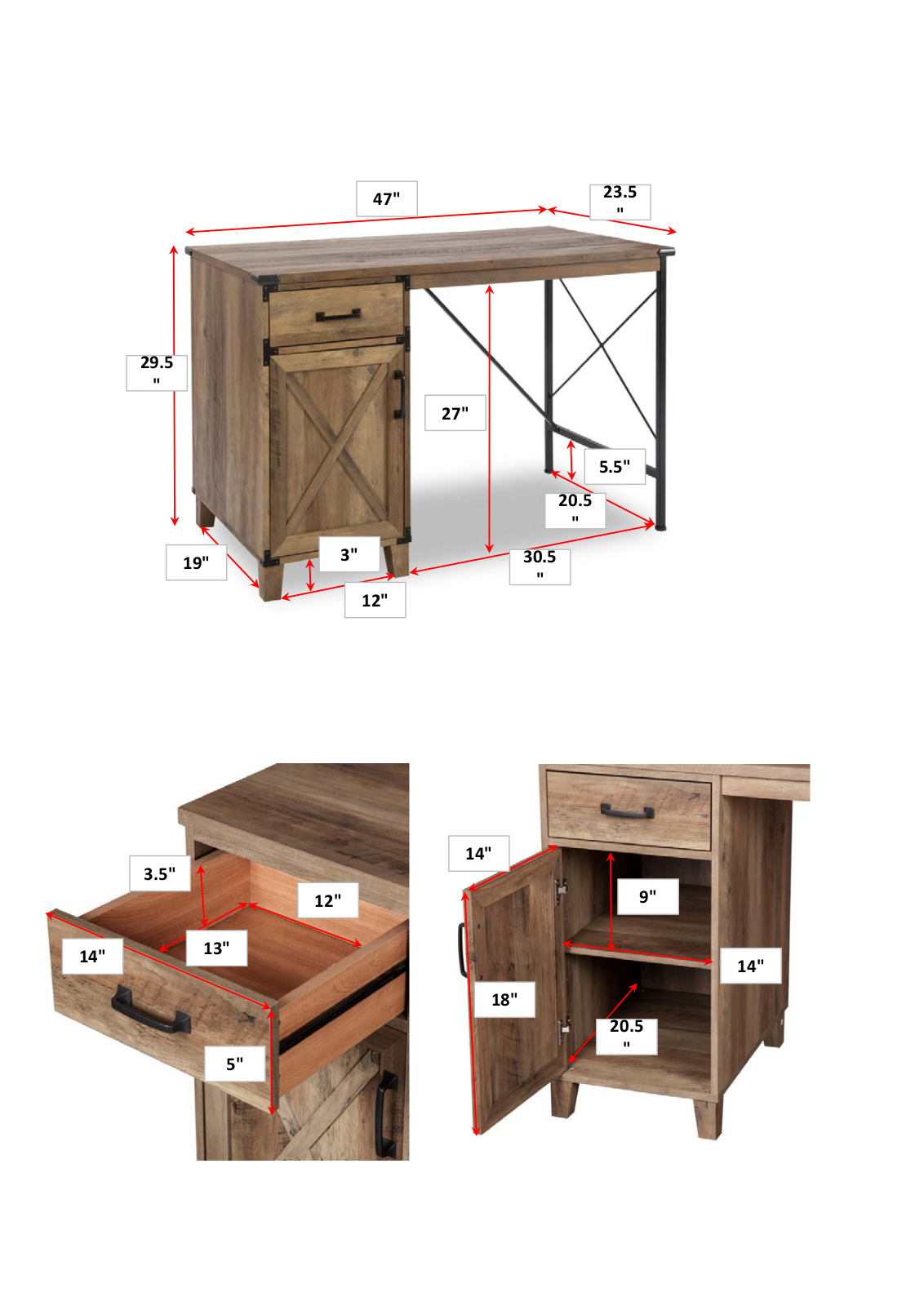Sand & Stable W004183516 Dimensions - ManualMachine.com