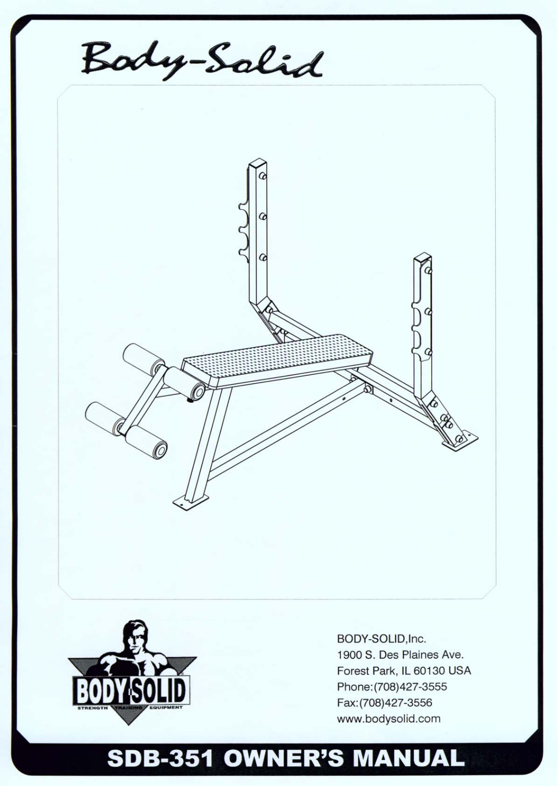 Body Solid SDB-351 User Manual