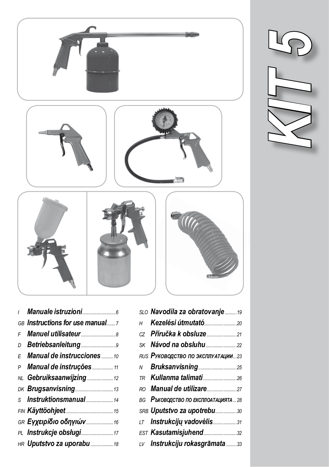 ABAC KIT 5 User manual