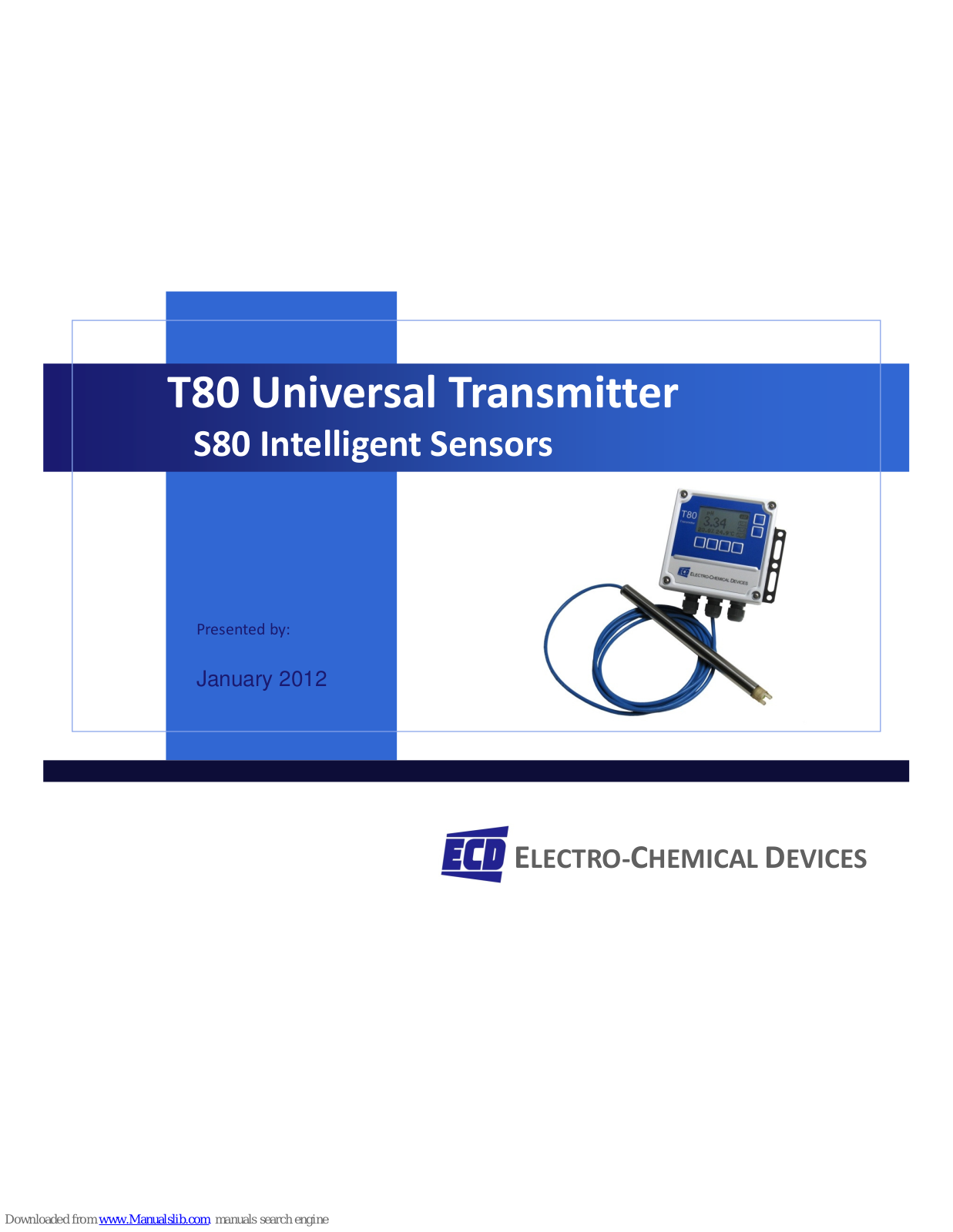 ECD T80, S80 User Manual