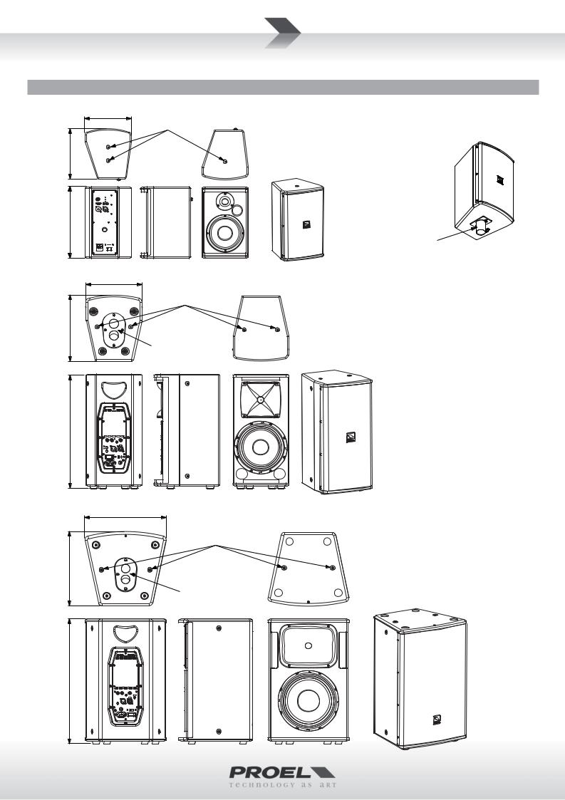 Proel LT6A, LT8A, LT10A, LT12A, LT15A USER’S MANUAL