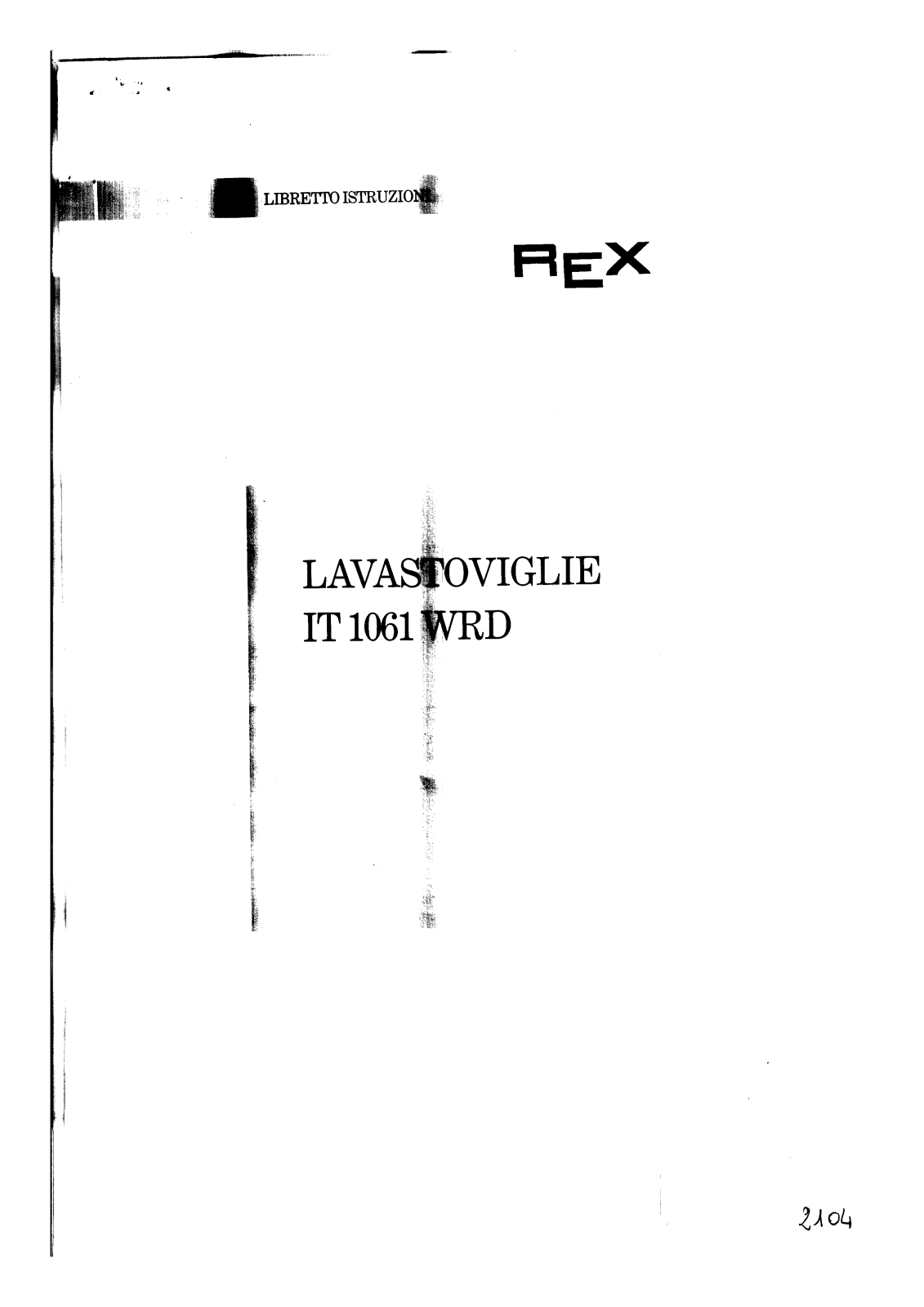 Rex IT1061WRD User Manual