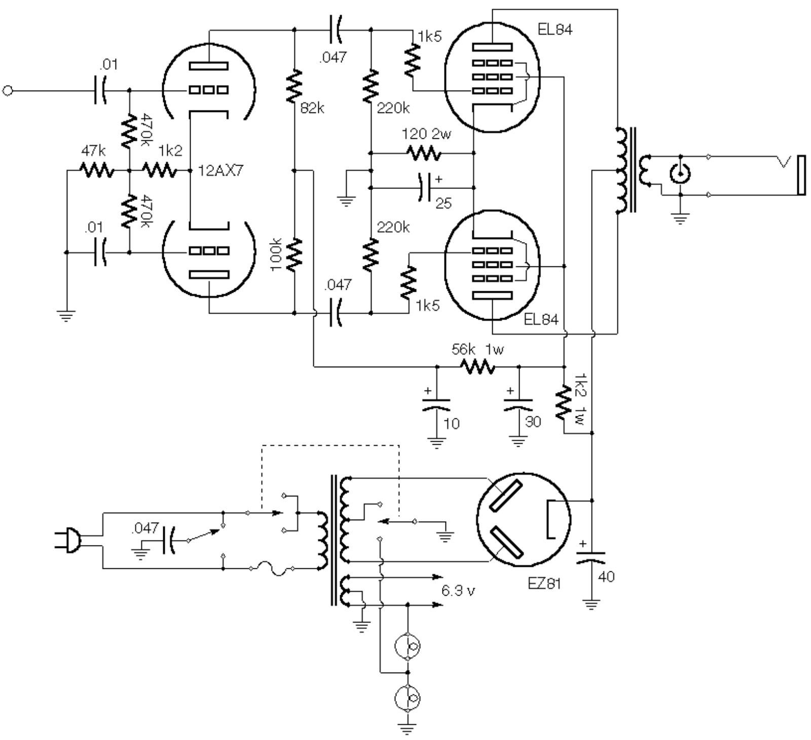 Vox berkley schematic