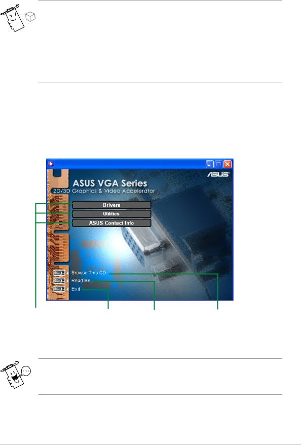 Asus V8170SE, V8200, V8420 DELUXE, V9480, V8460 ULTRA TD Manual