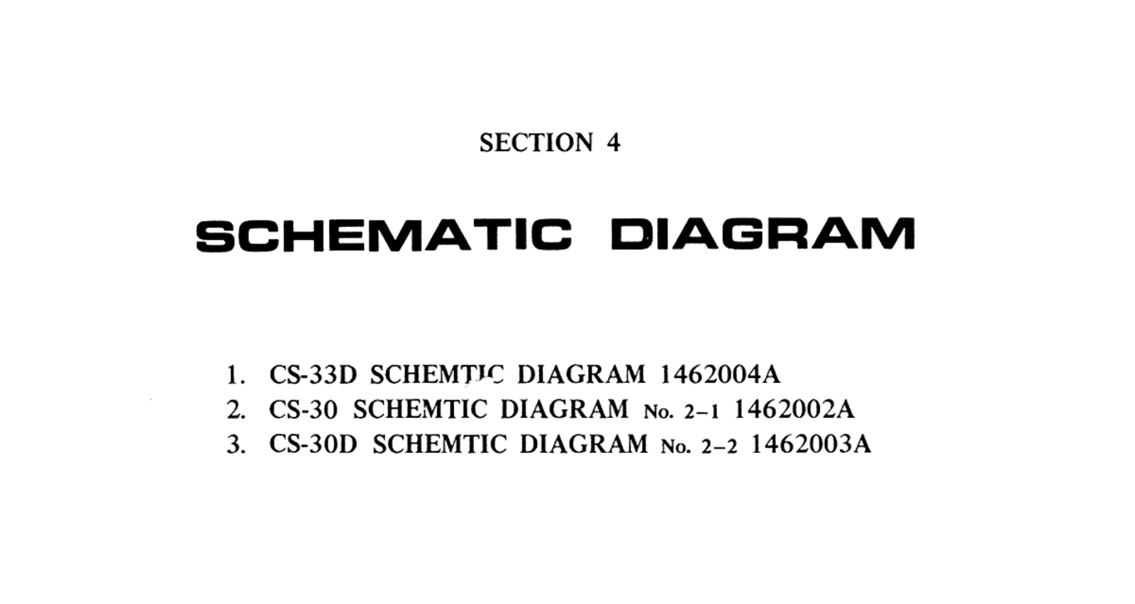 Akai CS-33-D Schematic