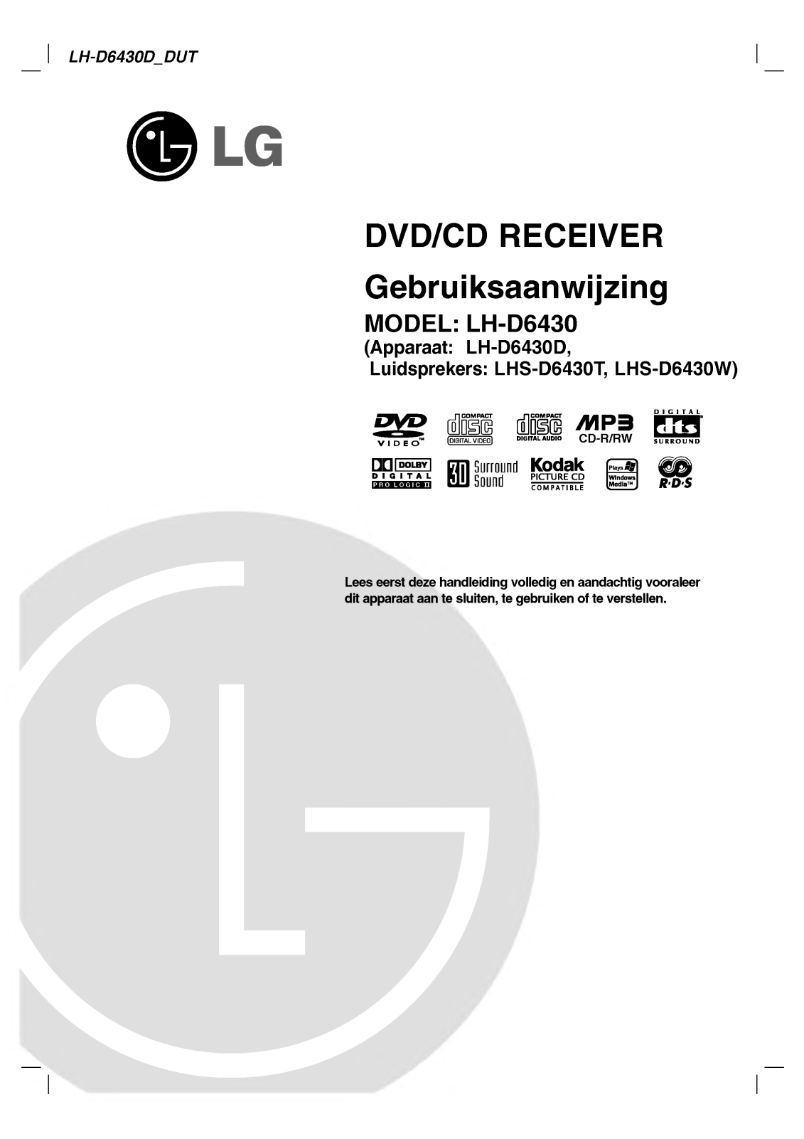 Lg LH-D6430 User Manual