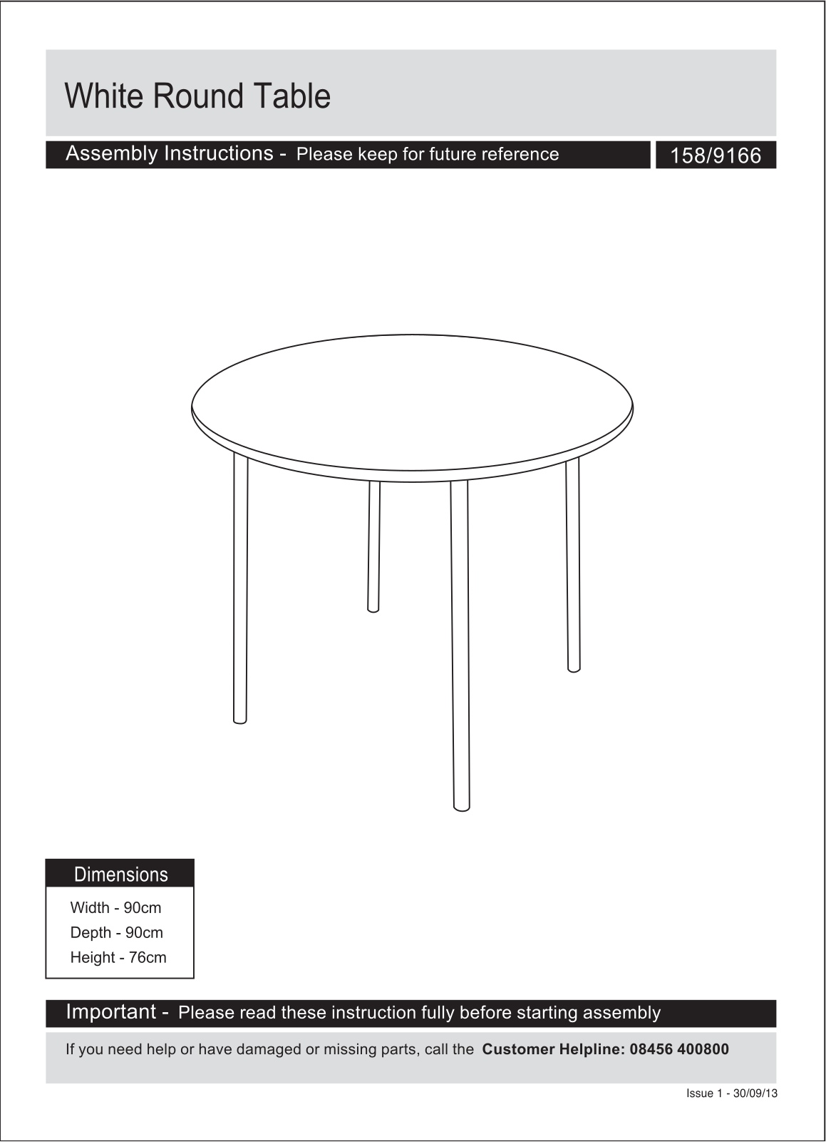 Argos 158/9166 User guide - ManualMachine.com