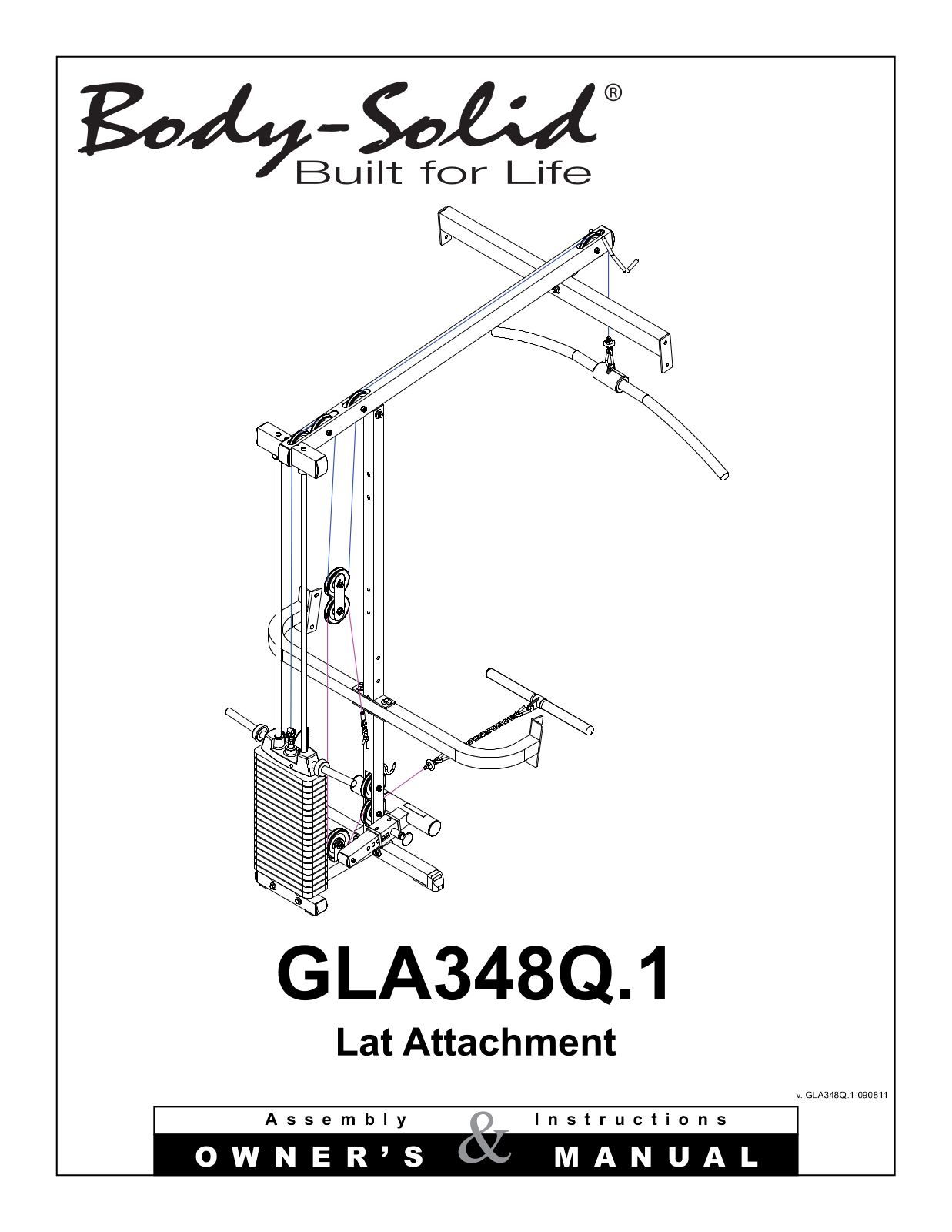 Body Solid GLA348QS User Manual