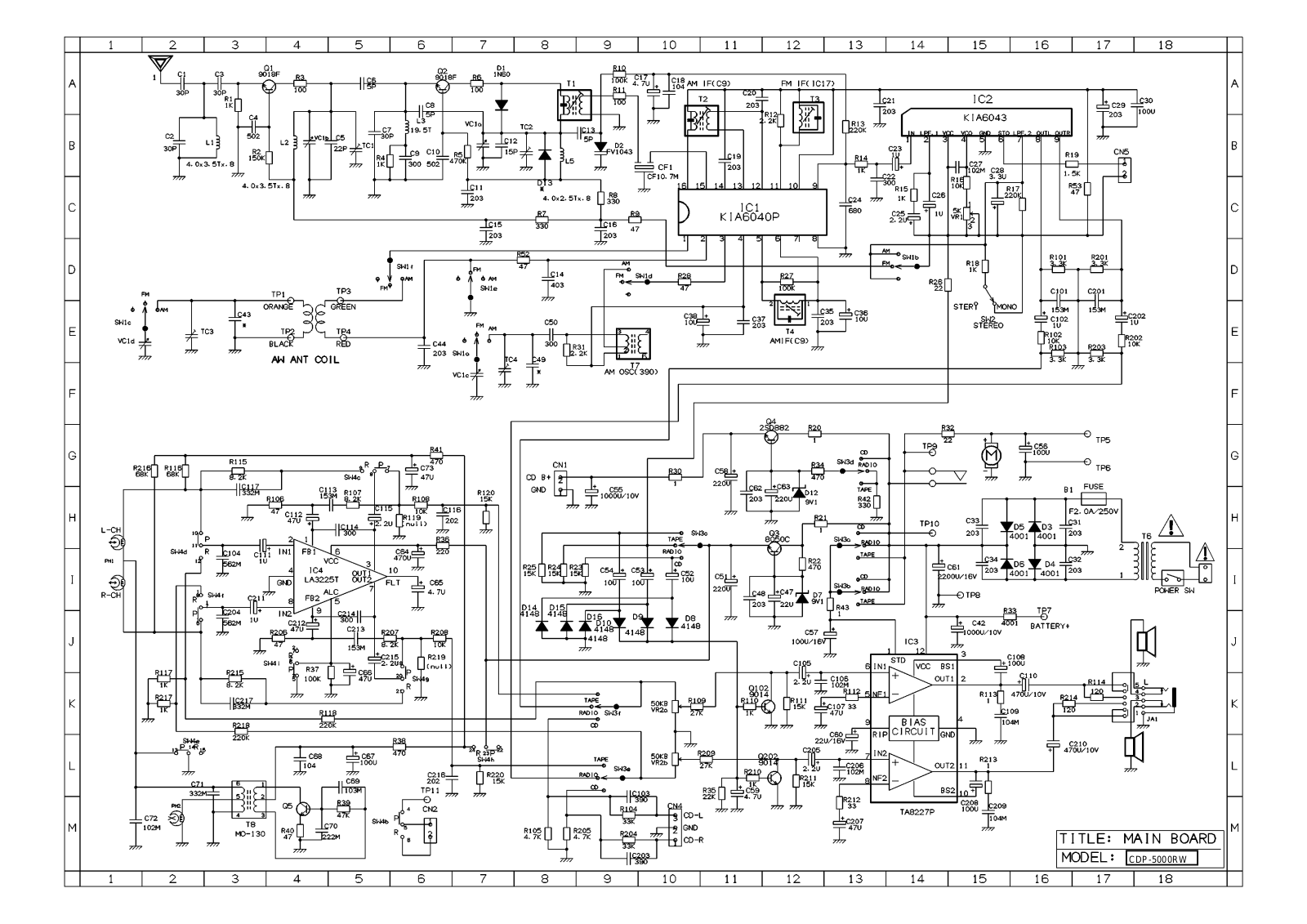 Vitek CDP-5000RW SCHEMATIC