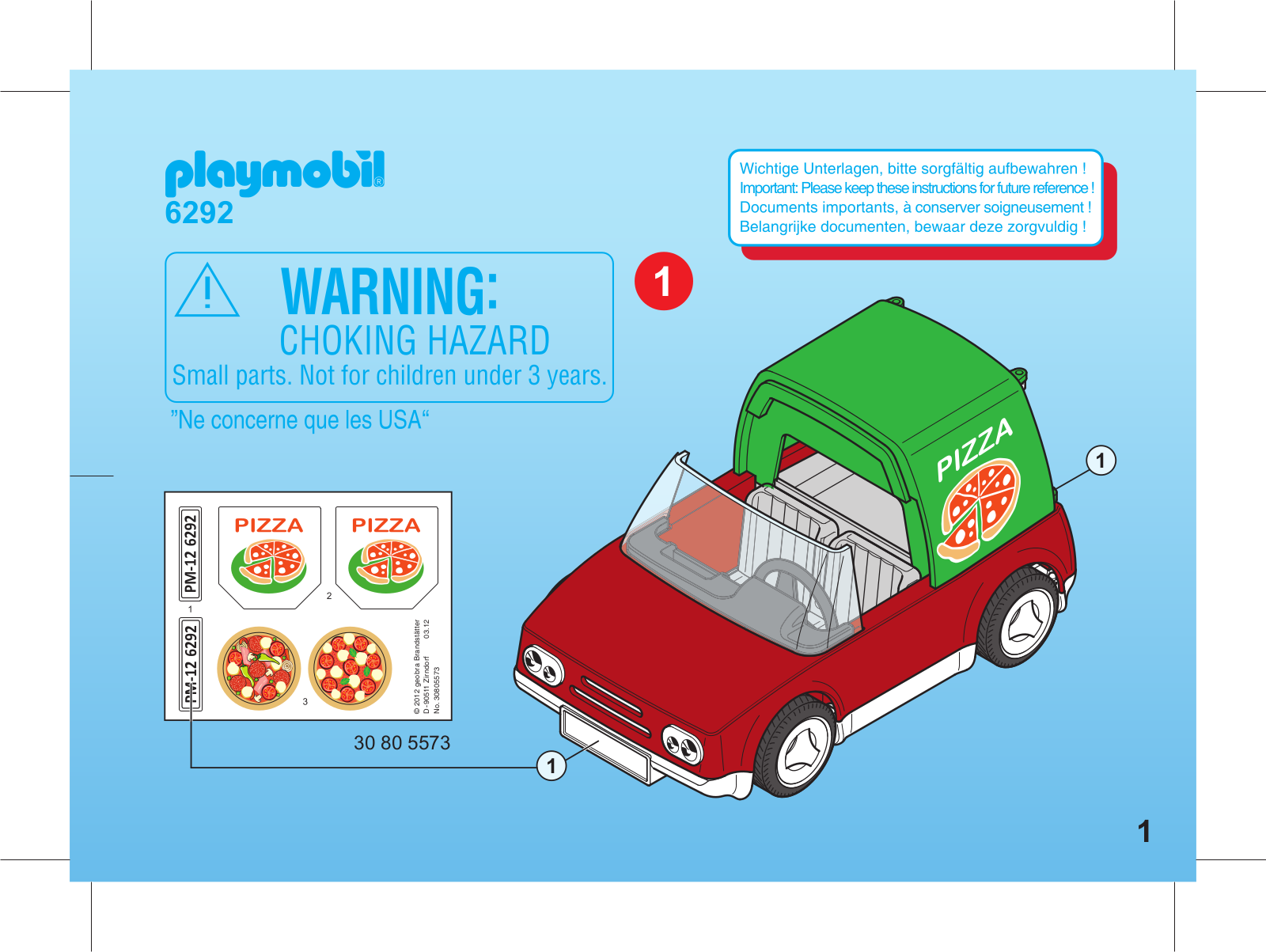 Playmobil 6292 Instructions