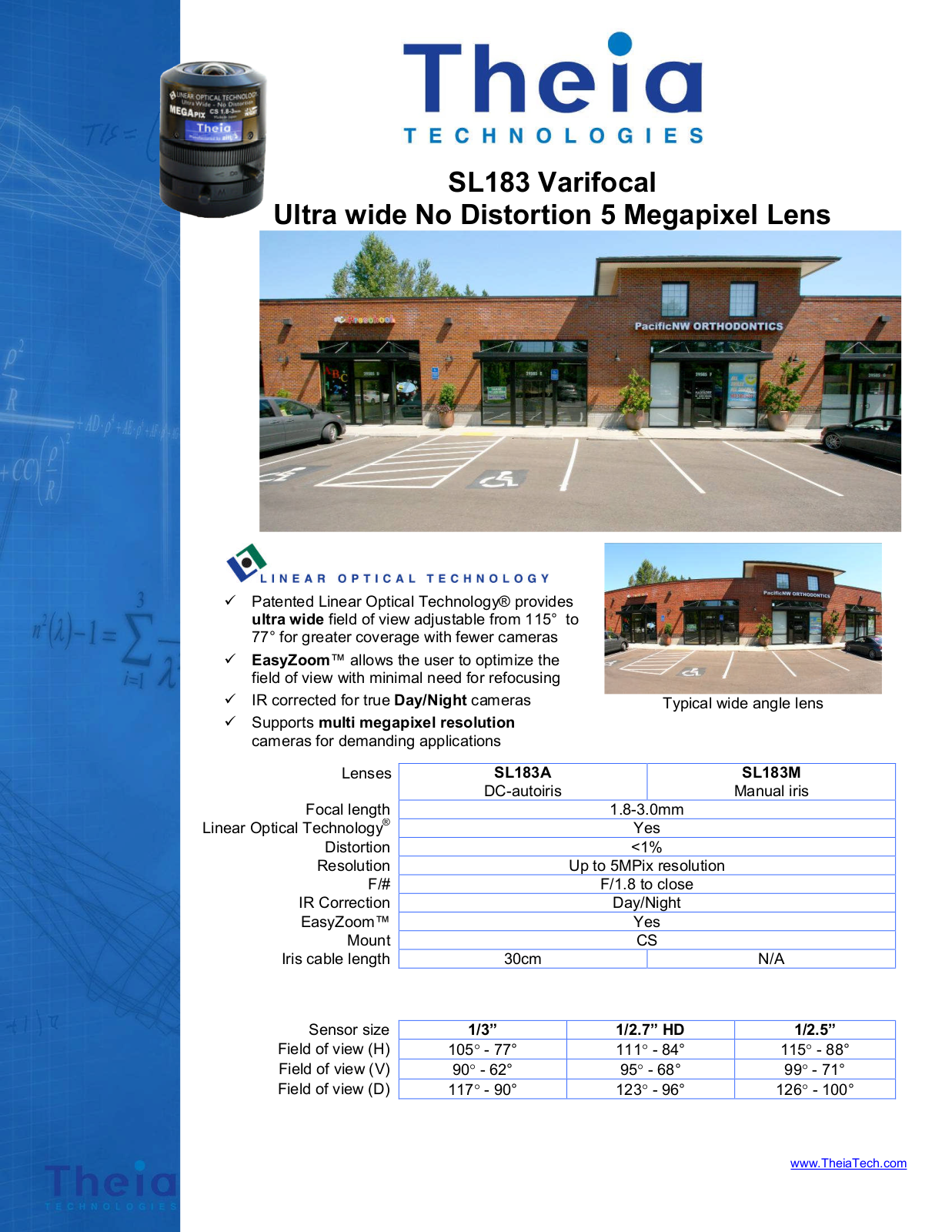 Axis 5503-161 Product Data Sheet