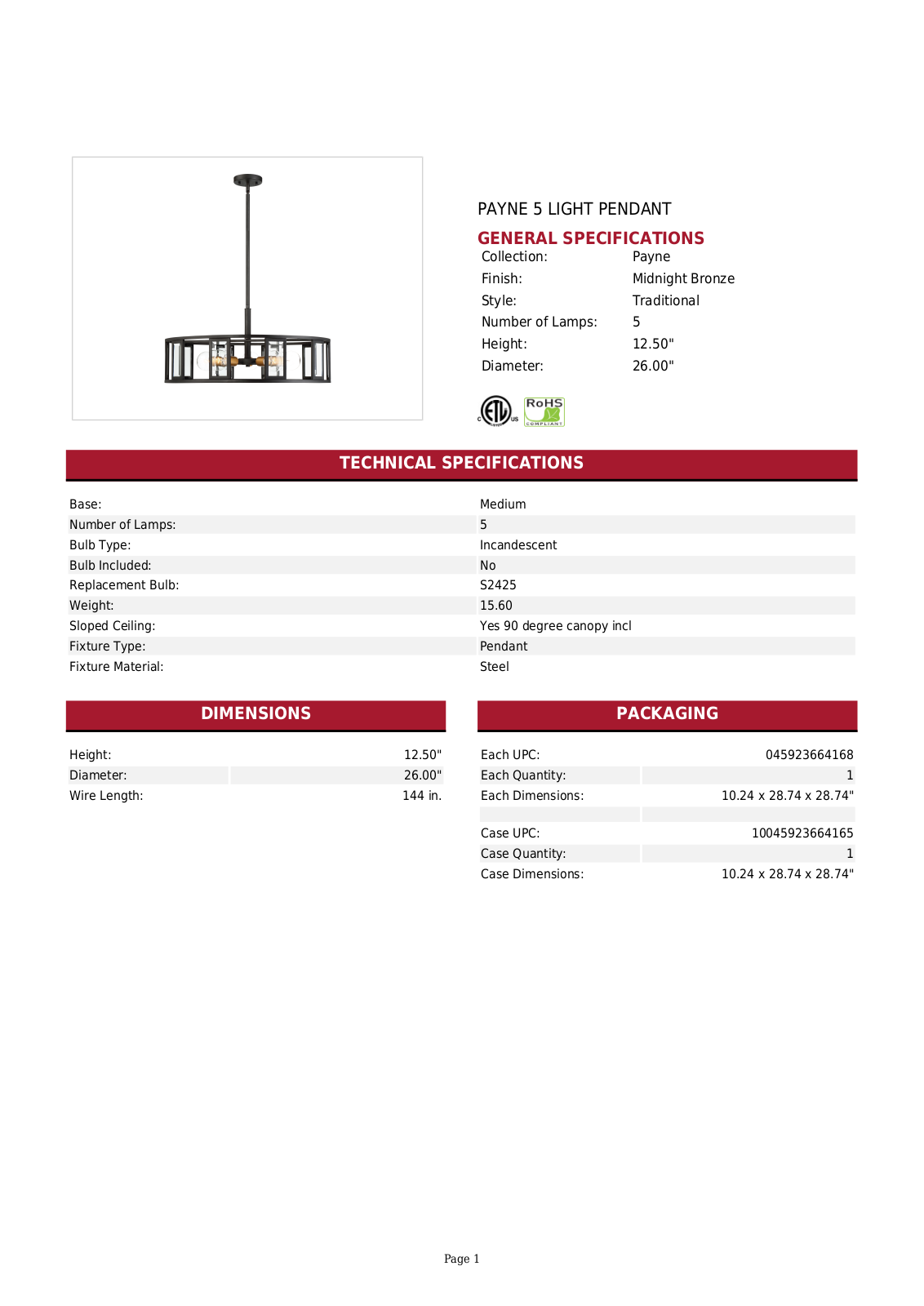 Wade Logan W008439713 Specifications - ManualMachine.com