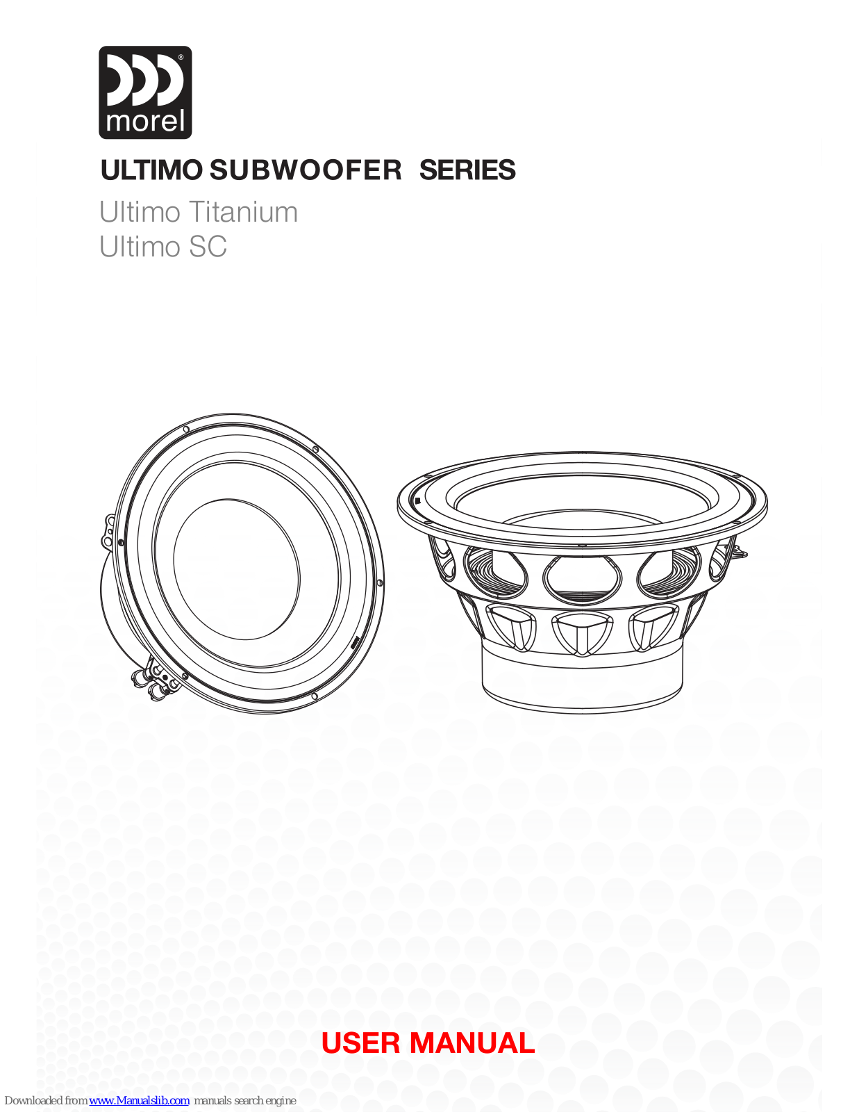 Morel Ultimo Titanium, Ultimo SC User Manual - ManualMachine.com