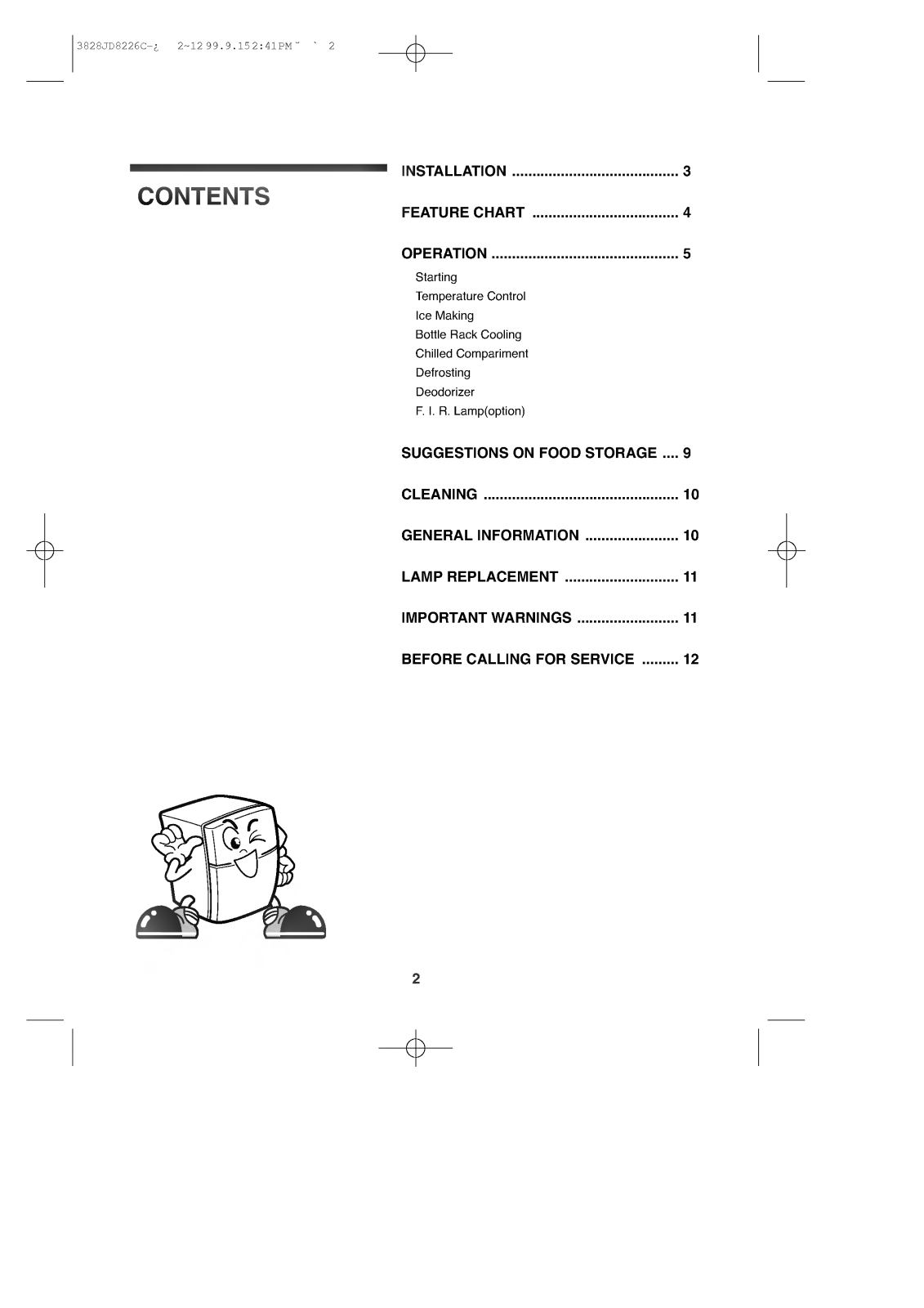 LG GR-T502X Owner’s Manual