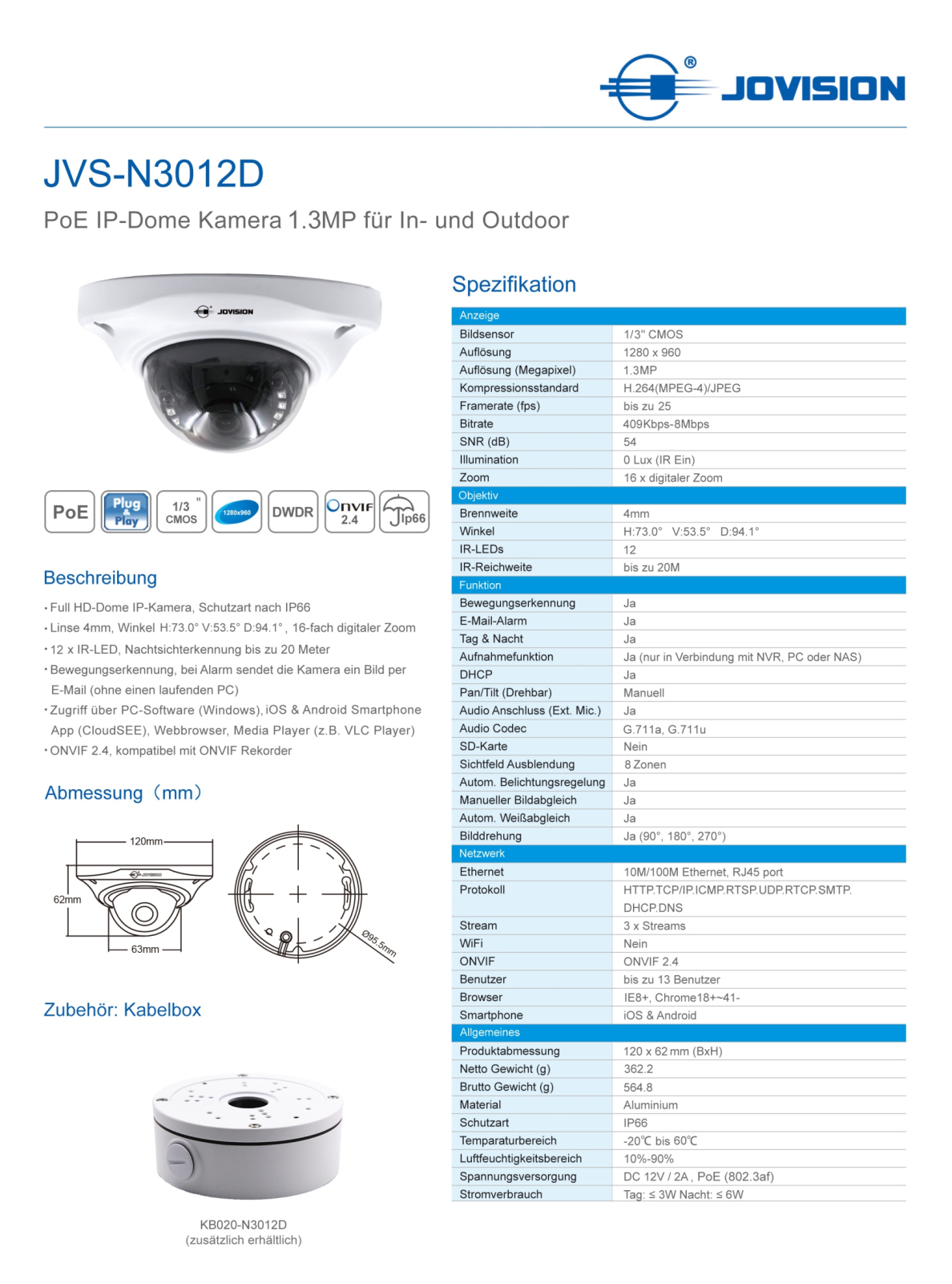 Jovision JVS-N3012D Service Manual