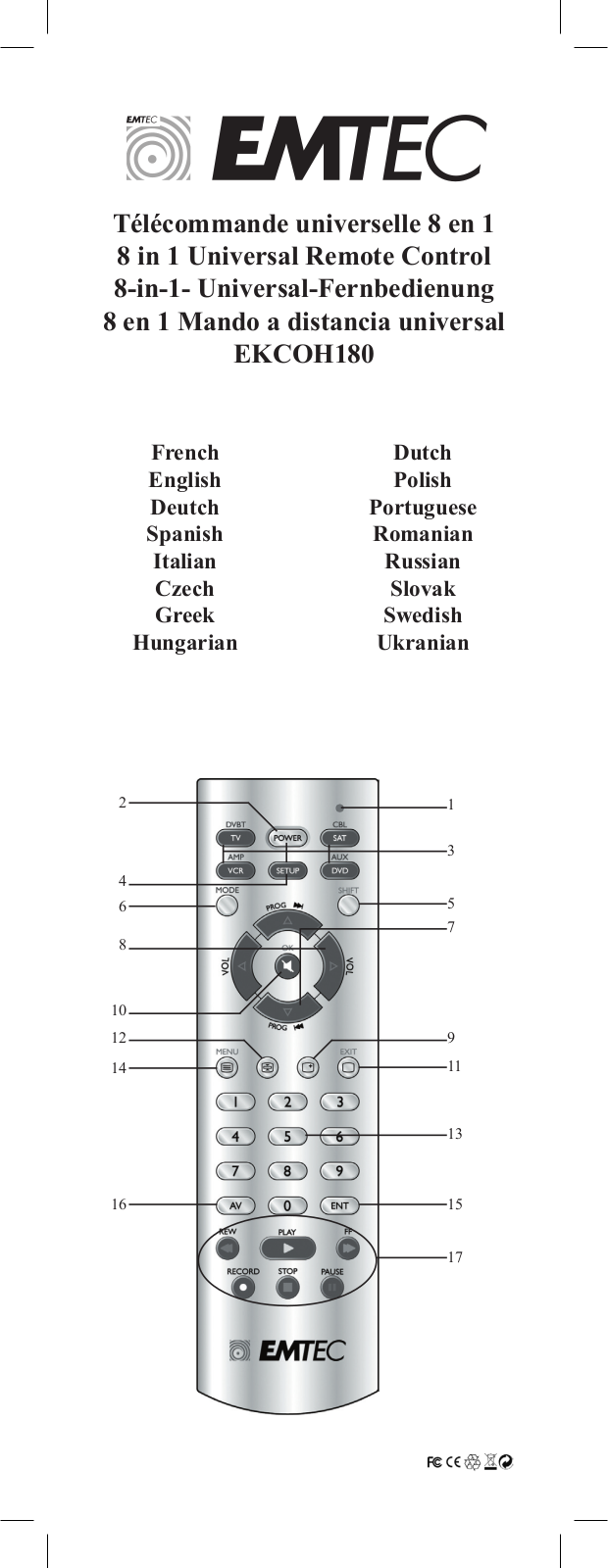 EMTEC EKCOH180 User Manual