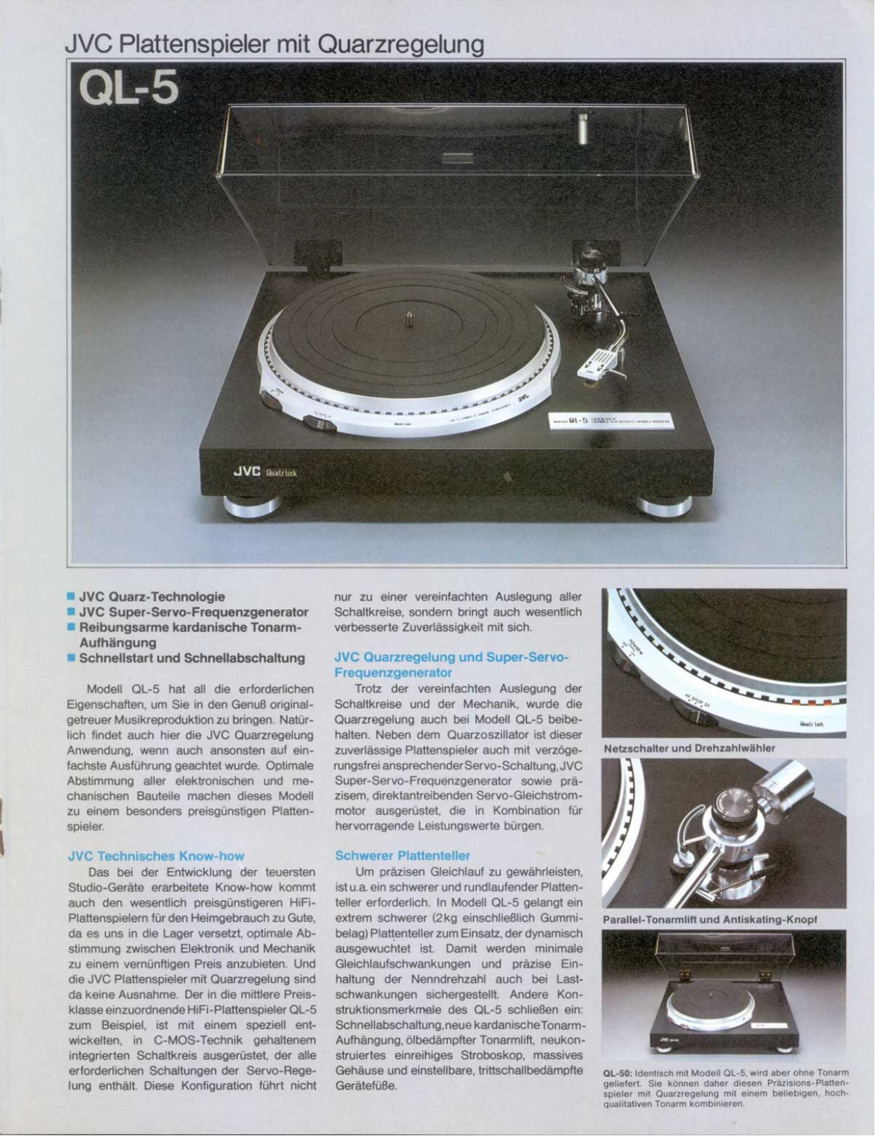 JVC QL-5 Brochure