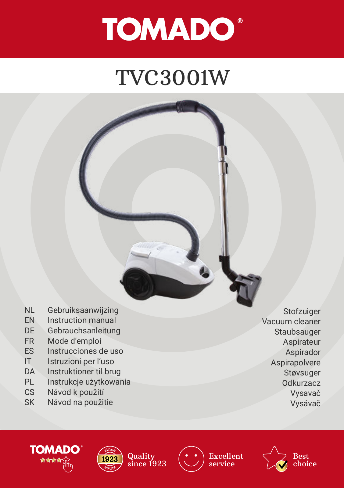Tomado TVC3001W User guide - ManualMachine.com