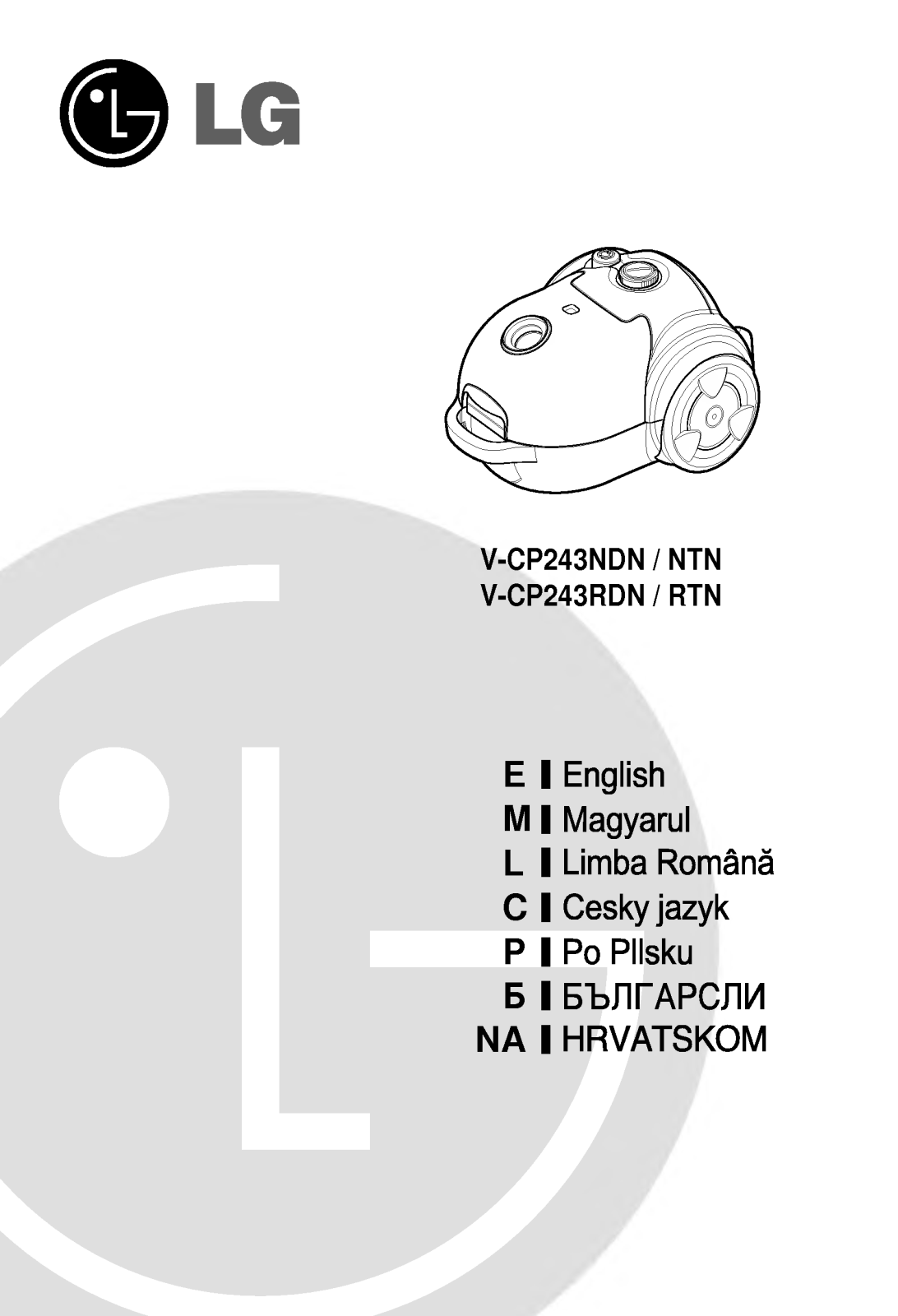 Lg V-CP243NDN, V-CP243NTN, V-CP243RDN, V-CP243RTN User Manual