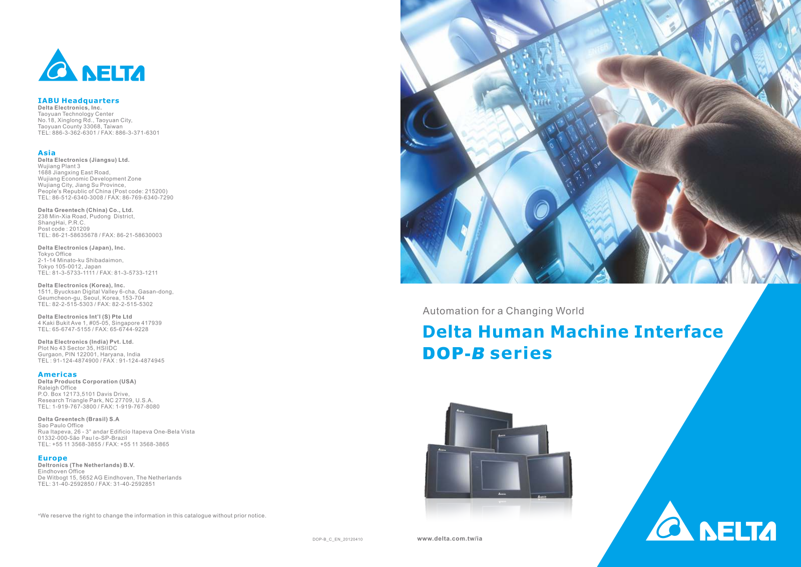 Delta DOP-B User Manual