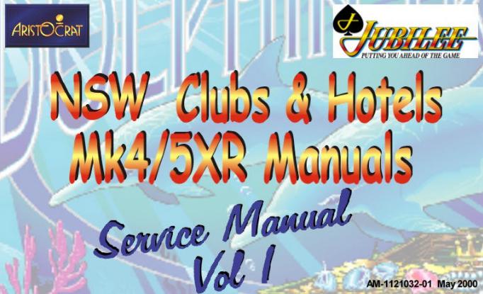 Aristocrat MK4-5 Service Manual 1