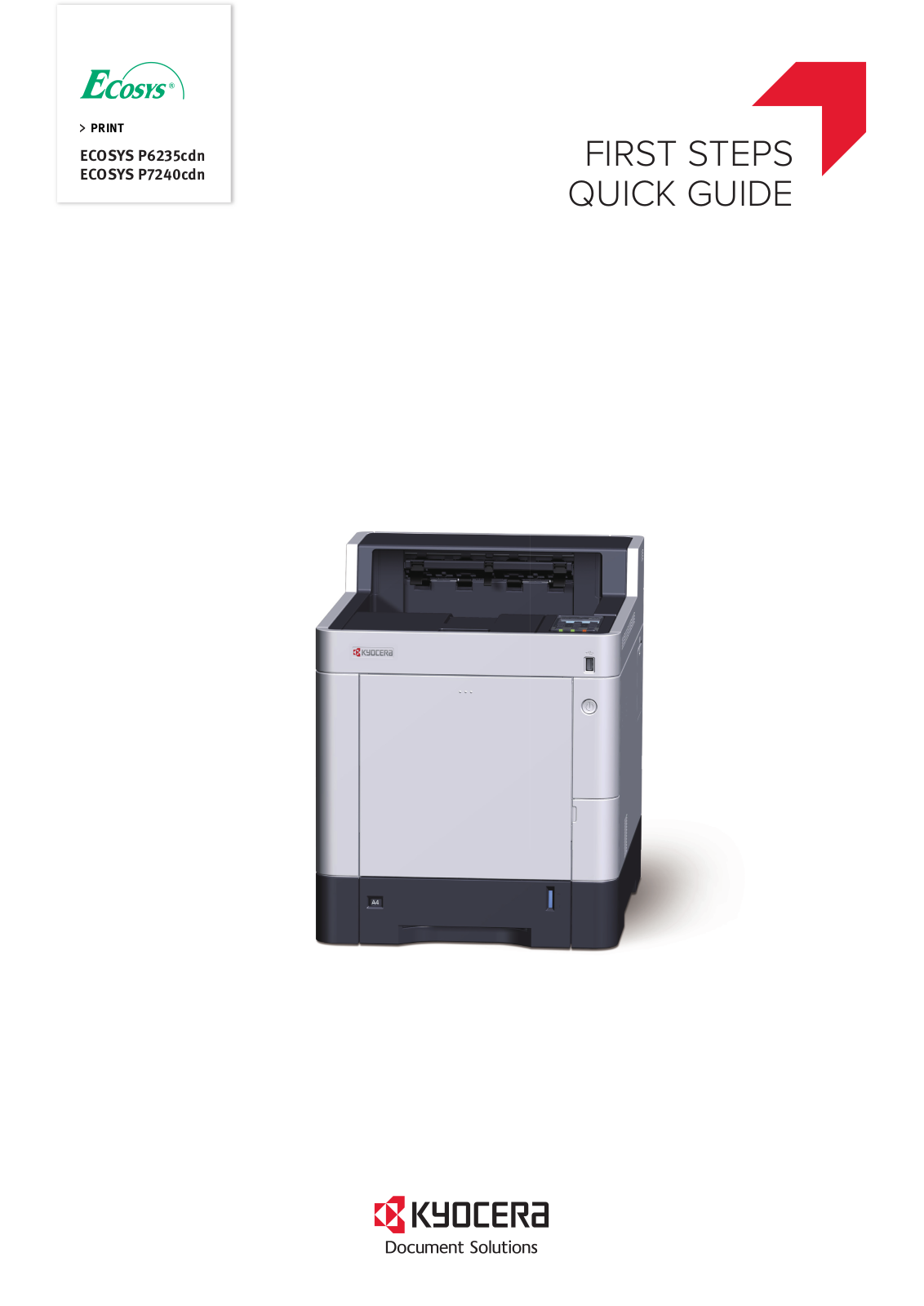 Kyocera 1102TW3NL1 Quick Start Guide