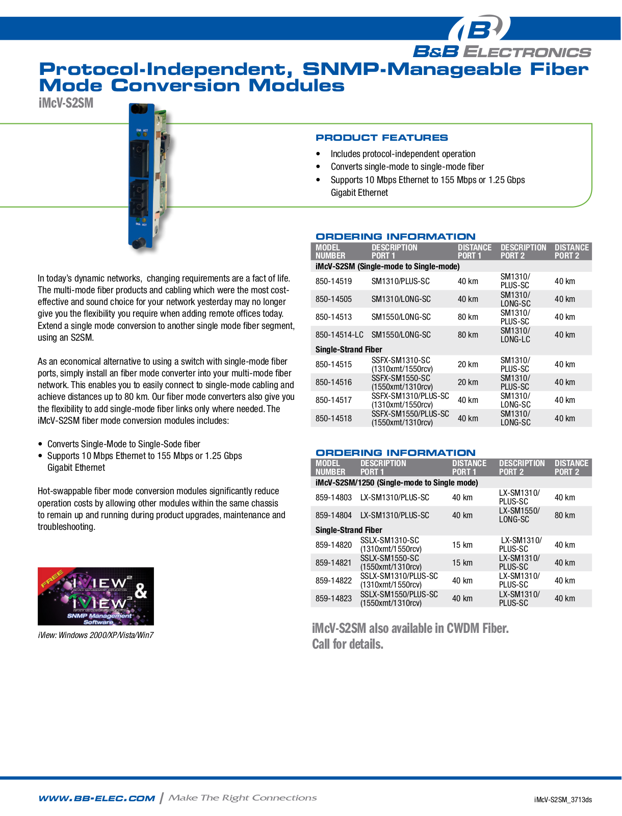 B&B Electronics 859-14823 Datasheet