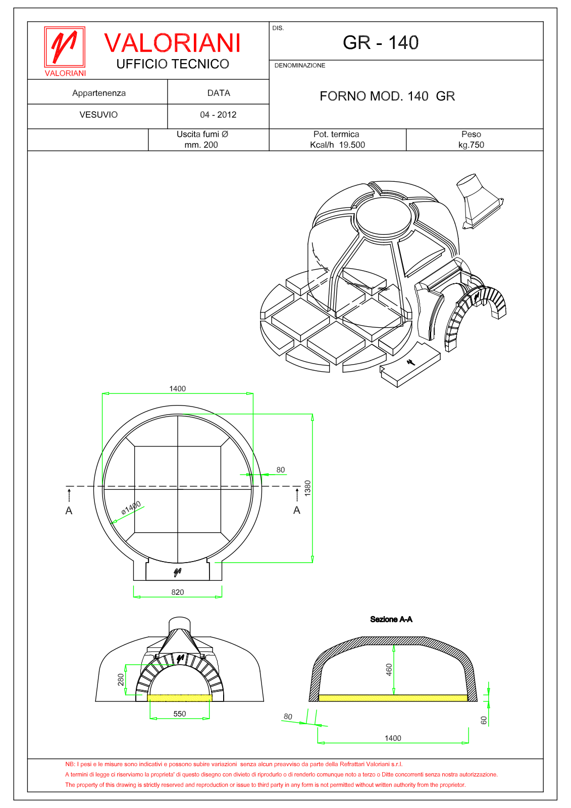 Valoriani GR_ 140 Drawing