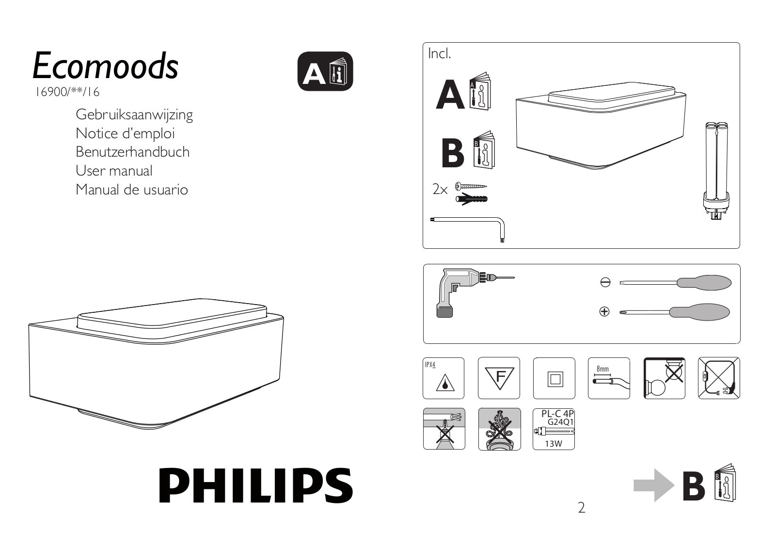 Philips 16900/**/16 User manual