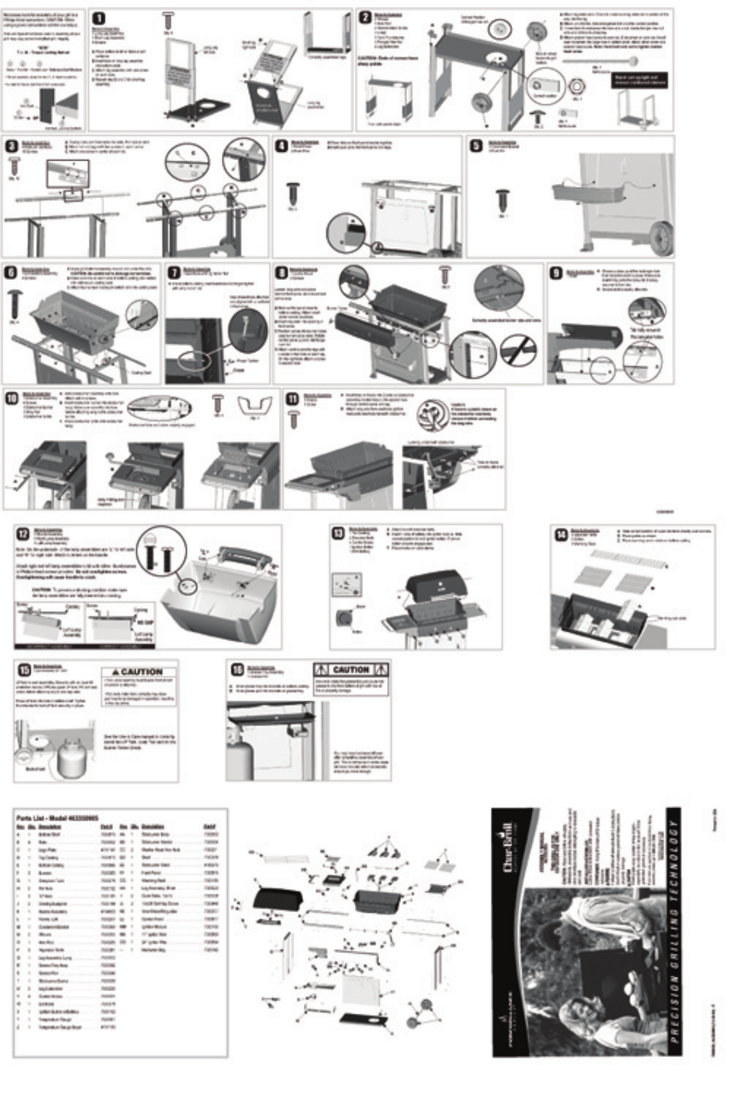 Charbroil 463350905 Owner's Manual