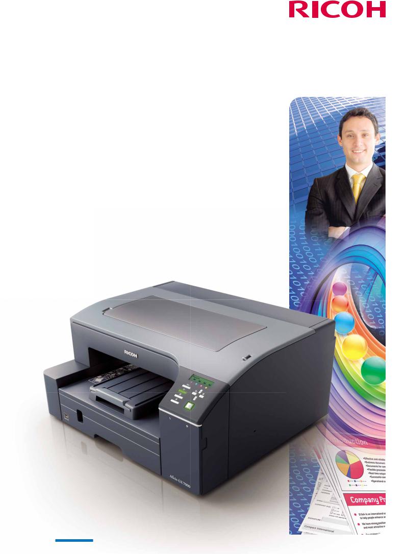 Ricoh AFICIO GX 7000 BROCHURE