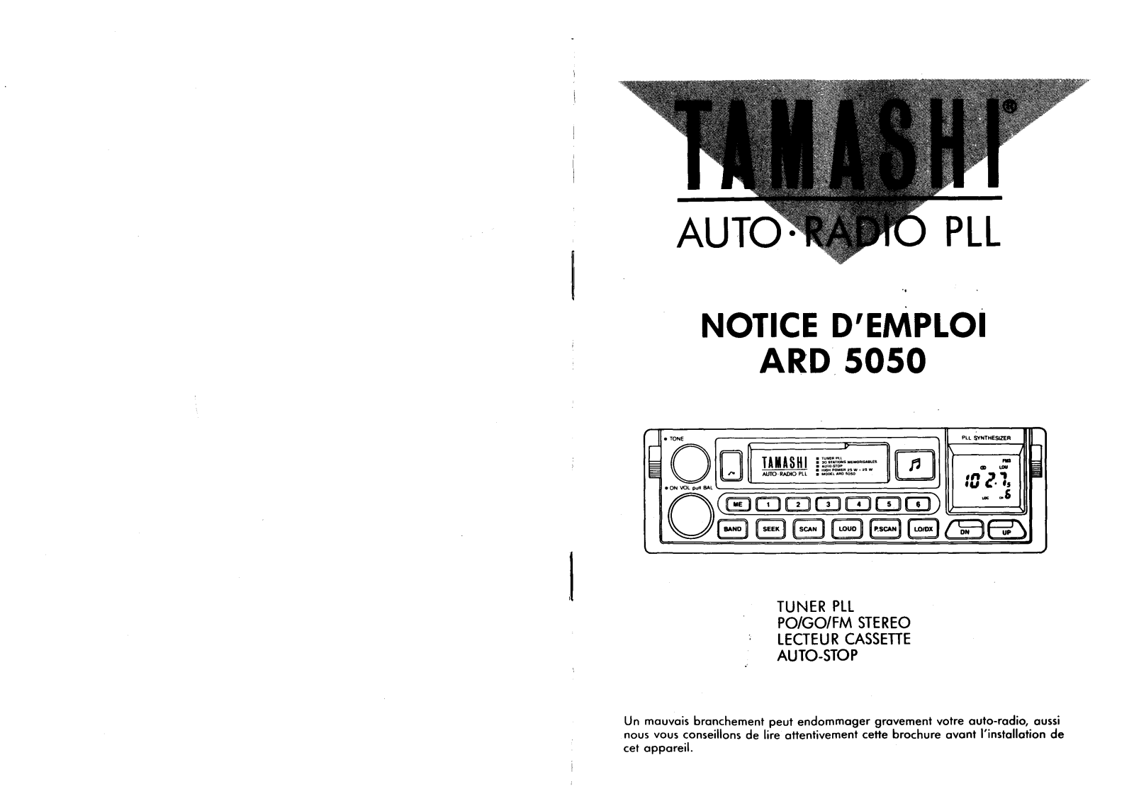 TAMASHI ARD 5050 User Manual