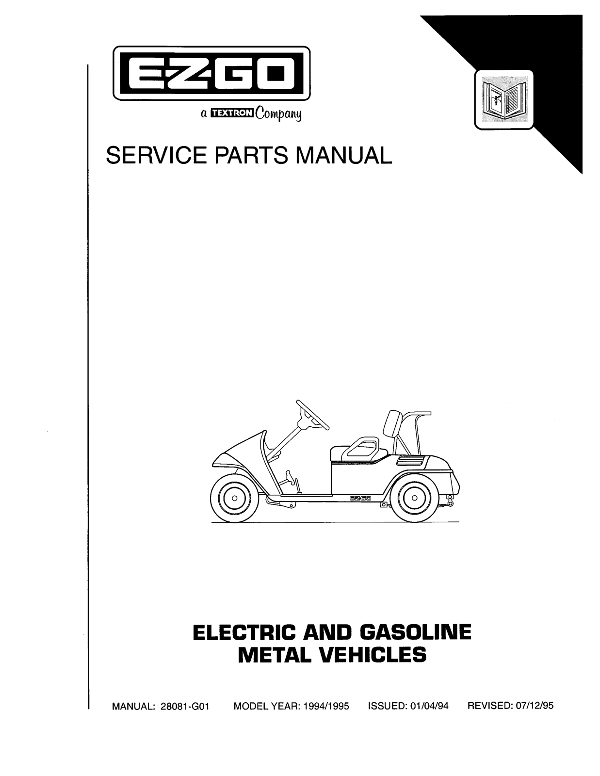 EZ-GO Medalist Service Manual