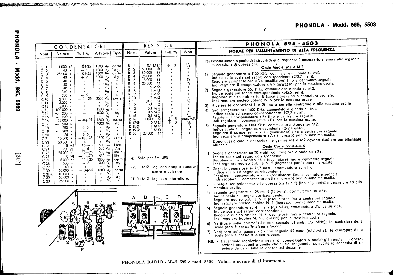 Phonola 595, 5503 schematic - ManualMachine.com