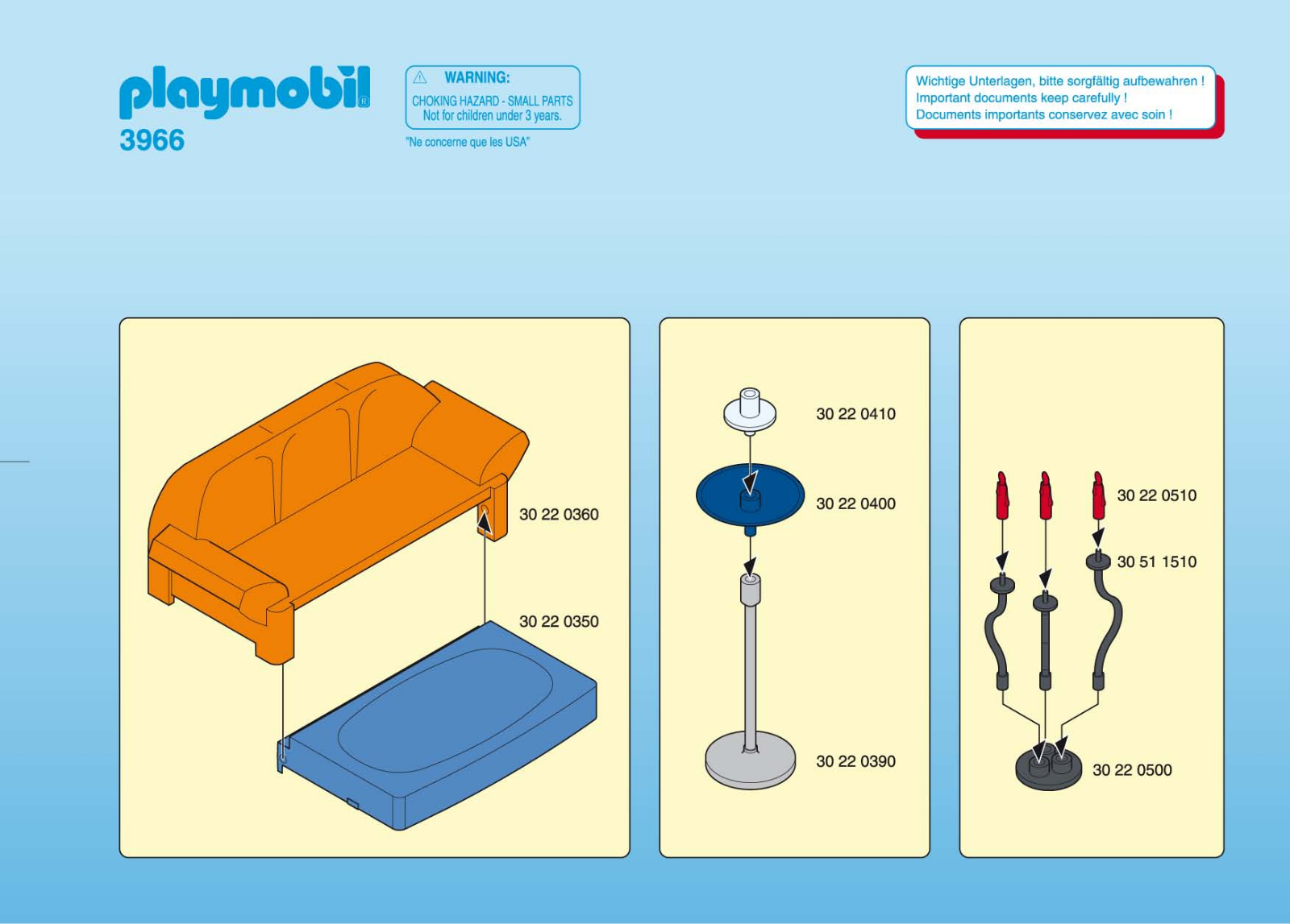 Playmobil 3966 Instructions