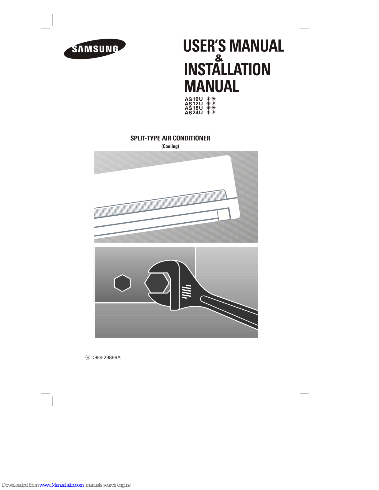 Samsung AS10U Series, AS12U Series, AS18U Series, AS24U Series User's Manual & Installation Manual