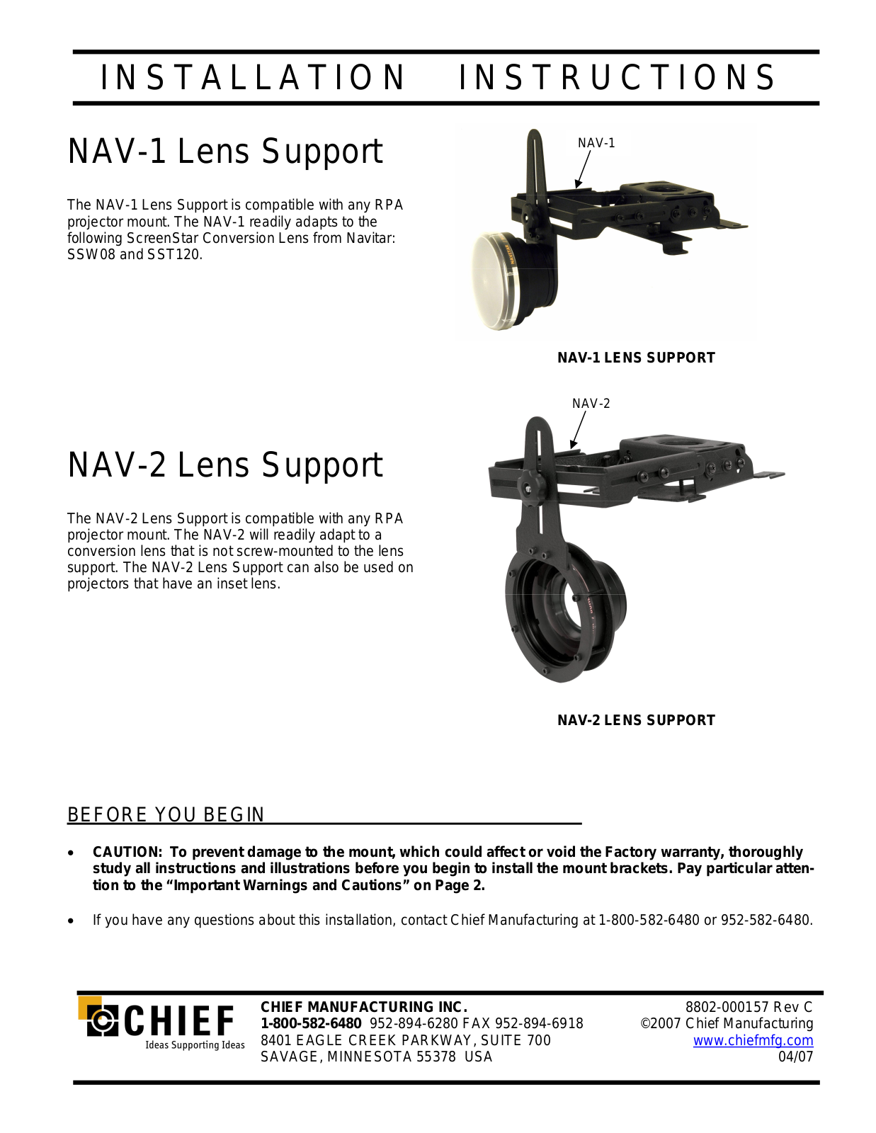 Chief NAV2 Users Guide - ManualMachine.com