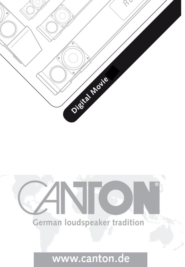Canton DM 60 User Manual