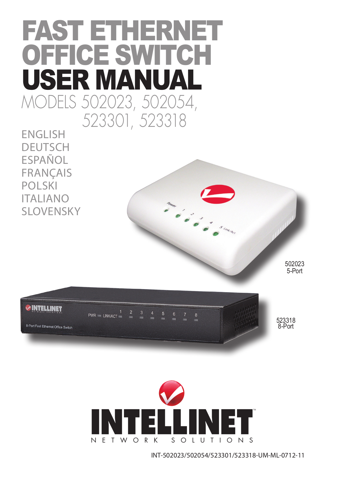 INTELLINET NETWORK 523301 User Manual